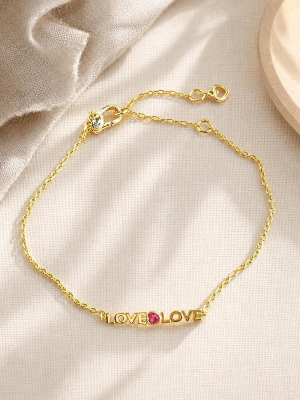 love letter chain bracelet